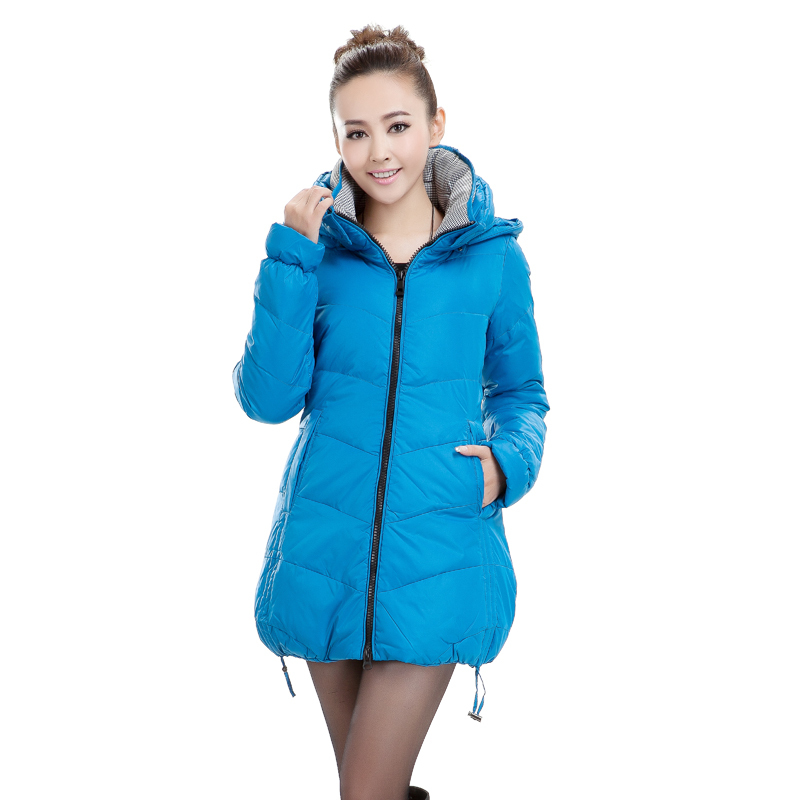 Free shipping 2012 wonen's down jacket slim elegant detachable cap female down coat