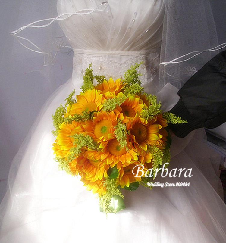 Free Shipping 2012New Wedding/Bridal Bouquet Simulation Flower Approach Road Flower