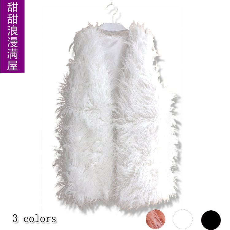 Free Shipping 2013 autumn and winter women 459981 trend fashion cardigan women's fur coat vest wholesale