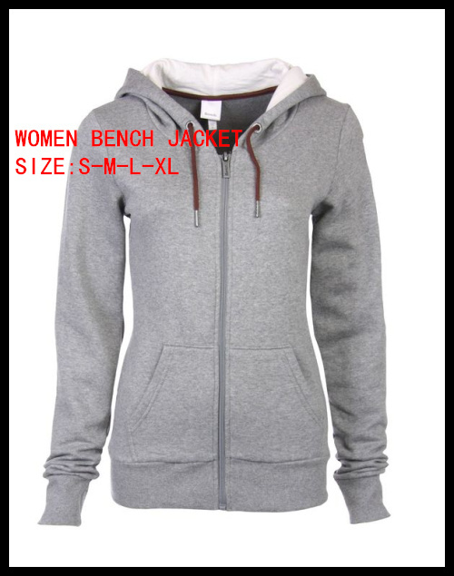 Free shipping 2013 Bench fashion Womens grey fashion leisure jacket zipper coat