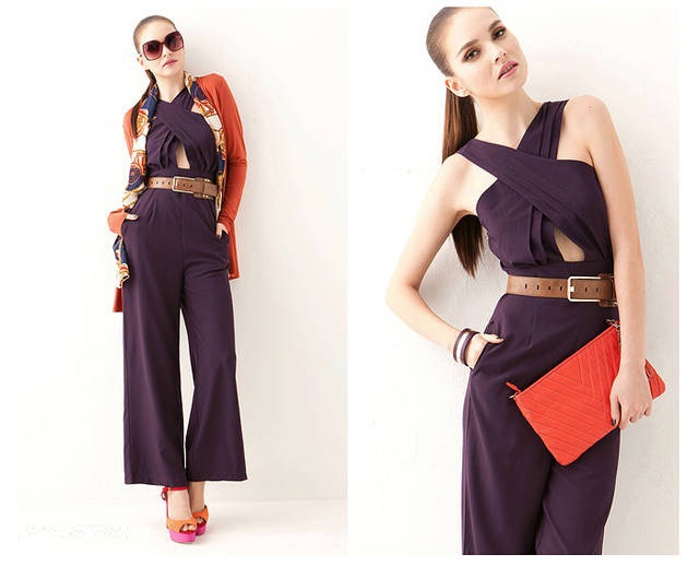 Free shipping!2013 brand new European Vintage Fashion boot cut rompers womens Jumpsuit 3colors Black/Wine red/Purple