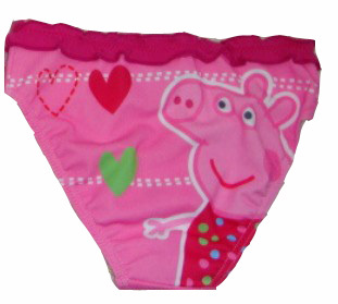 Free shipping! 2013 Brand New Peppa pig girl SUV swimwear swimmer swimsuit bather beautiful pink color