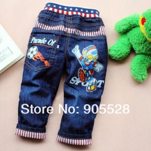 Free shipping 2013 children's clothing child jeans trousers casual pants children jeans kids jeans Children's Pants boys jeans