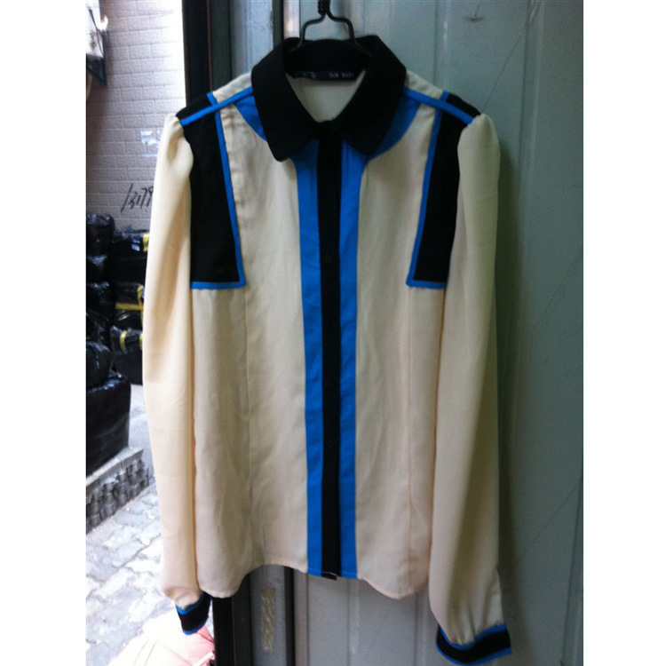 Free shipping 2013 Europe and the United States wind women new shirts ,drop shipping