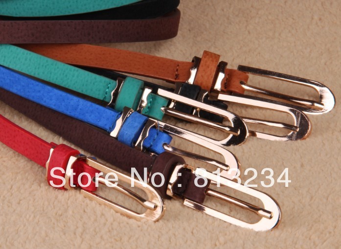 Free shipping 2013 Fashion Designer Leather Belts for Women 10pcs/lot  with Leopard color Wholesale BT-004