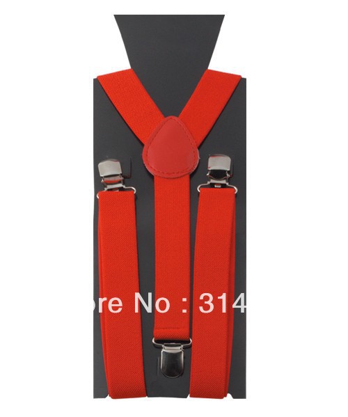 Free Shipping 2013 Fashion Neon Polyester Elasticity Suspender/Fashion Braces