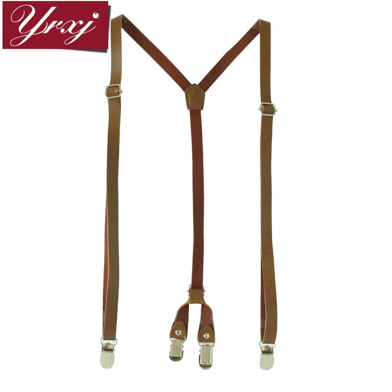 Free shipping 2013 fashion new arrived Yrxj faux leather fashionable casual all-match women's suspenders casual suspenders z1256