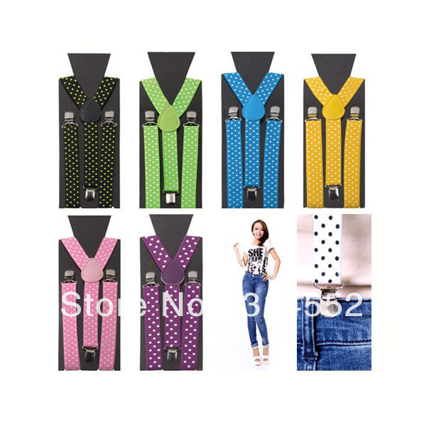 Free Shipping 2013 Fashion Polyester Women Suspender/Fashion Braces