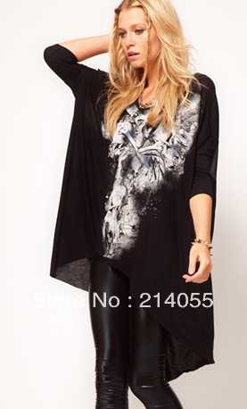 free shipping 2013 fashion promotion skull hip-hop street woman Tshire. Jacket.
