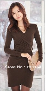 free shipping 2013 Fashion Women's Ladies Long Sleeve Butterfly Flower Casual Knitting Sweater Short Skirt Mini Dress