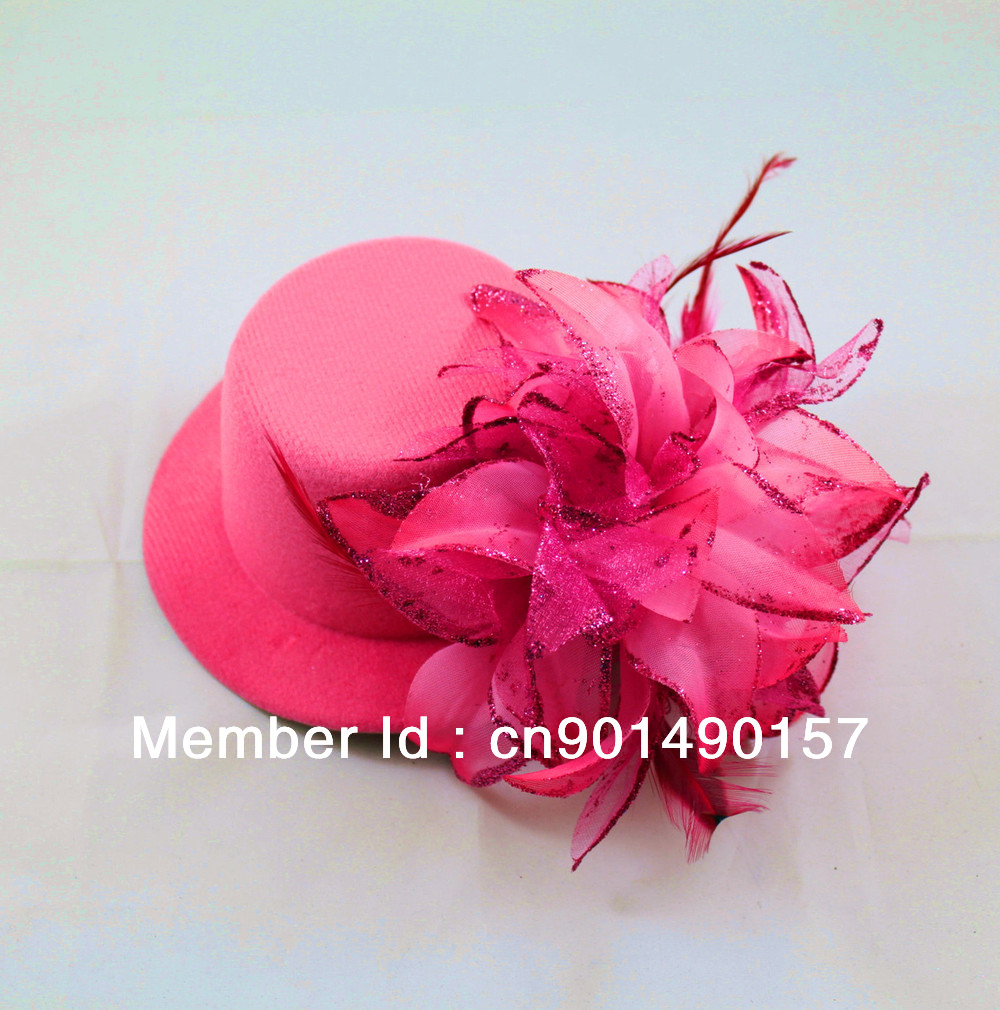Free shipping 2013 Gorgeous With Feather  Bridal Hats LM003
