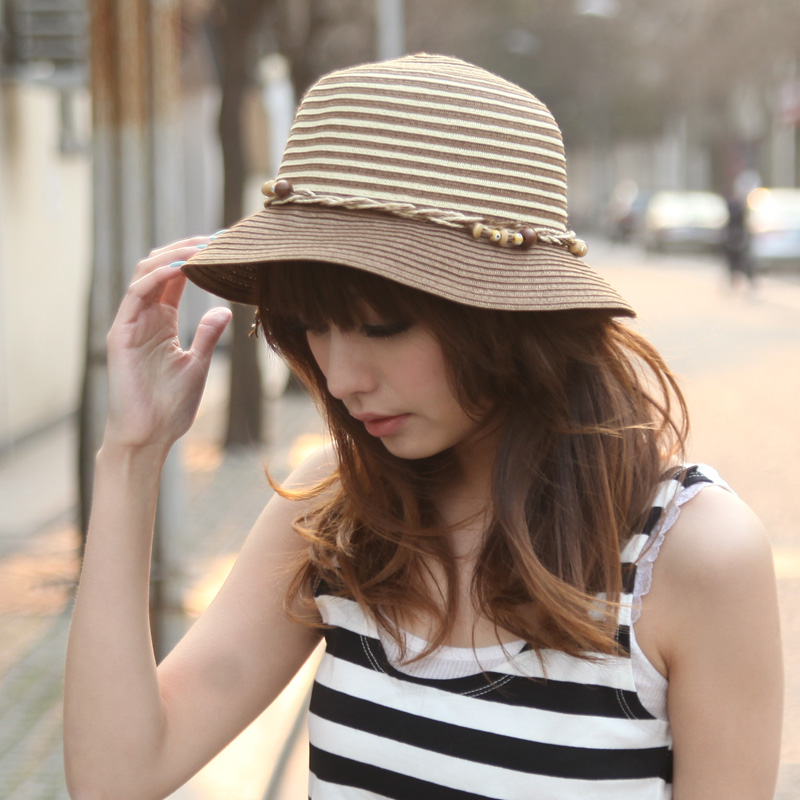 Free shipping,2013 hot sale sun hat in spring and summer for women/ beach sun-shading sun hat