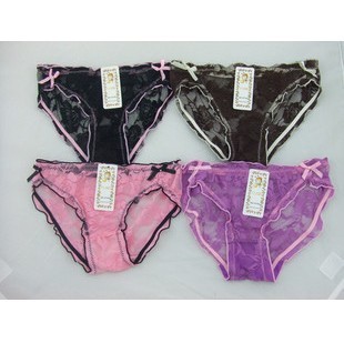 Free Shipping 2013 Hot Sales Lace Sexy Women Panties 10Pieces/lot Charm Women Underwear Six Colors