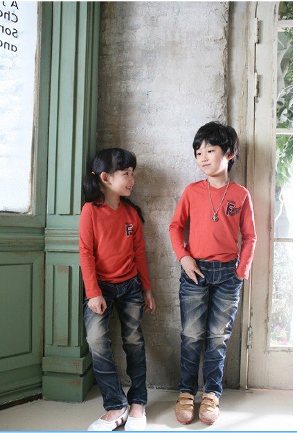 Free shipping!2013 Last New Fashion Star Boys and Girls Jeans