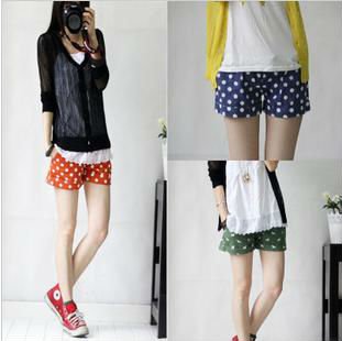Free Shipping 2013 New arrival ChaoLiu Fashion Spot Candy Style Women's Short Denim Jeans,Stretch Pants,Sexy Trousers