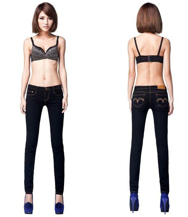 Free Shipping 2013 New arrival Jeans House Fashion Pencil Style Women's Denim Jeans,Stretch Pants,Sexy Trousers