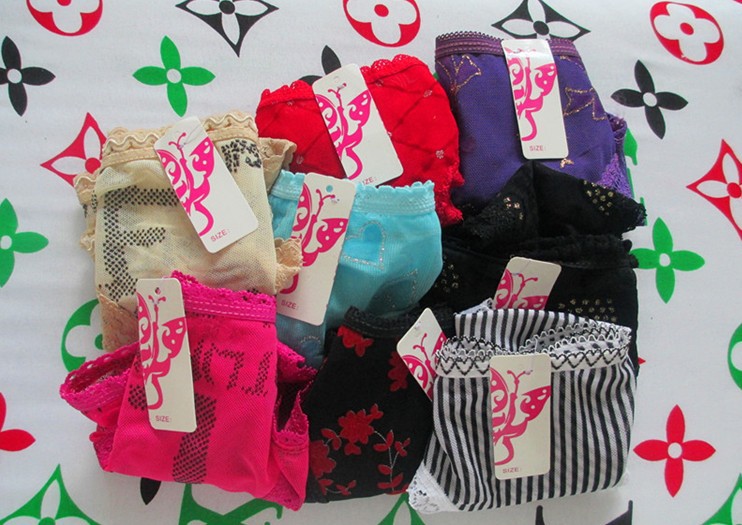 Free Shipping 2013 New Arrival Lace Sexy Women Panties 10Pieces/lot Women Underwear Wholesale