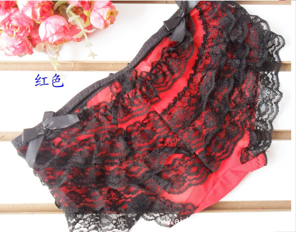 Free shipping!2013 New arrive lady sexy lace panties underwears 6pcs