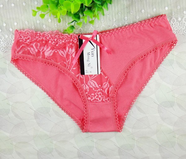 Free shipping!2013 New arrive M L XL women cotton ladies lace  panties briefs underwears 3pcs/lot  knickers