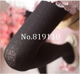 Free shipping 2013 new  certified quality products peach heart vertical stripes women silk socks  pantyhose wholesale