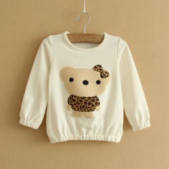 free shipping 2013 new fashion 5 colors kids girls clothing spring autumm leopard HELLO KITTY hoodies sweatshirts