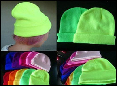 Free Shipping 2013 New Fashion Autumn and winter fluo cap for men and women.19 colors