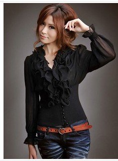 Free shipping!2013 New fashion women/ladies shirits/hot sale blouses.flower special shirts red/white/black blouse