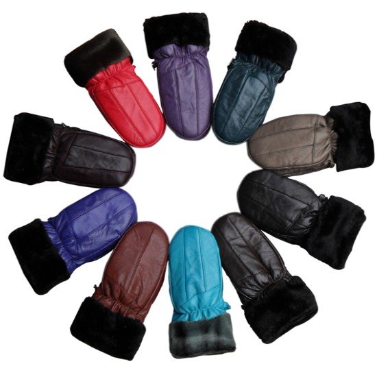 Free Shipping 2013 New Genuine Leather Gloves Women's Sheepskin Gloves Warm Winter Gloves Wholesale