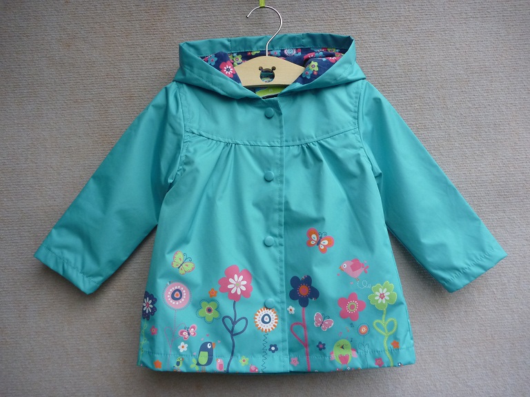 free shipping ,2013 new item,Foreign original,Baby jacket with hooded,kids spring print flower coat,baby spring trench(topolino)