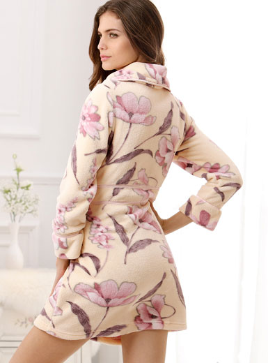 free shipping 2013 new MOONBASA rich coral fleece sleepwear female lounge thickening robe 012011443