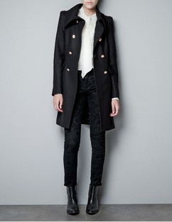 Free shipping!2013 new style women's wool coat Metal button shoulder double breasted Trench Weighing up to 1 kilograms