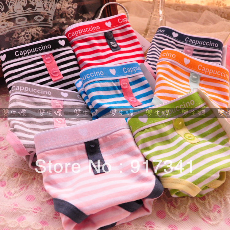 Free shipping 2013 new top Panties underwear for women Ladies briefs with lace beautiful style 20pcs Naval stripe
