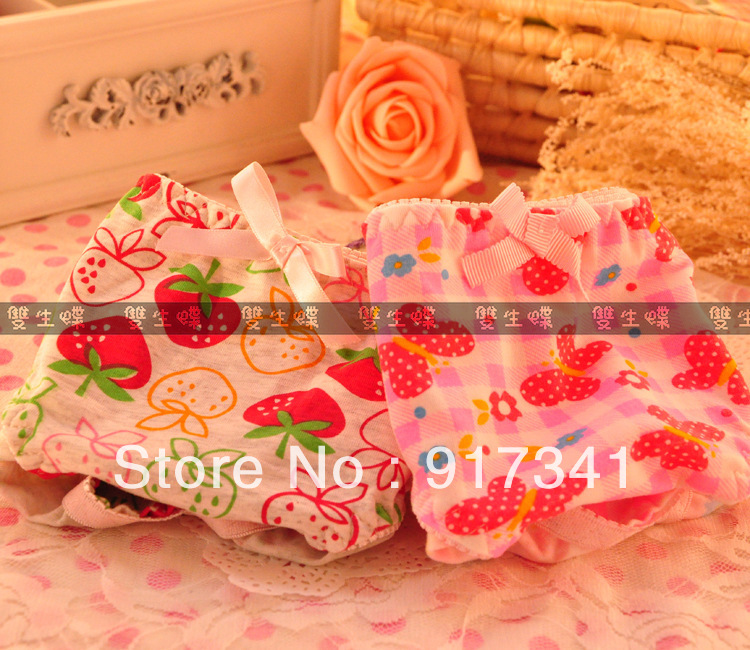 Free shipping 2013 new top Panties underwear for women Ladies briefs with lace beautiful style 50pcs/lot bowknot