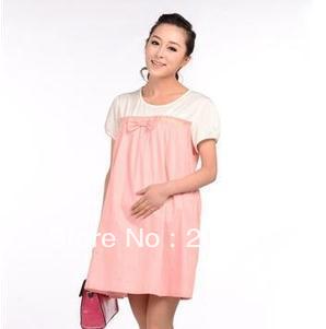 Free shipping ! 2013 new women dress summer fashion pregnant women skirt Korean pregnant women dot skirt