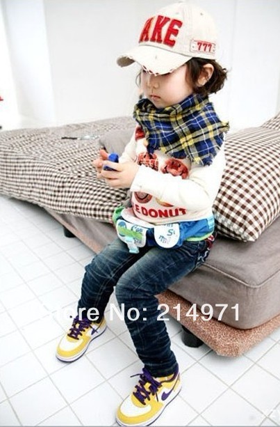 Free shipping !!2013 newest!!baby denim jeans  baby pants trousers  5pcs/lot