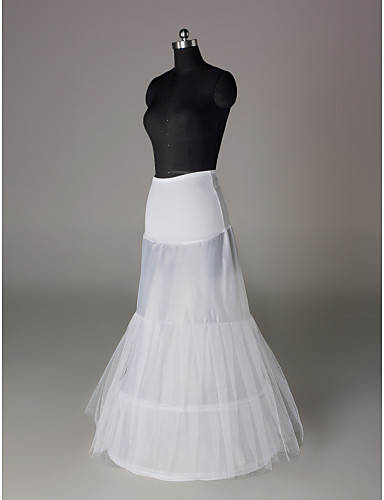 Free Shipping 2013 Sale Wedding Petticoats Nylon Mermaid and Trumpet Gown 2 Tier Floor-length Slip Style Wedding Dress