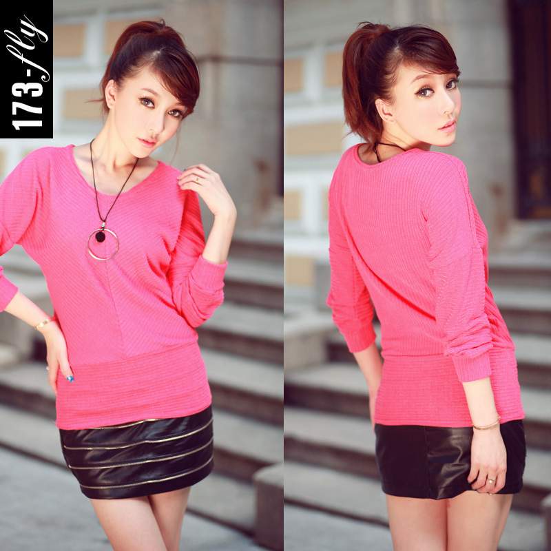 Free Shipping  2013 spring all-match zipper leather skirt  wholesale