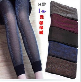 Free shipping! 2013 spring and autumn women's thermal thickening meat stretch cotton ankle length legging female