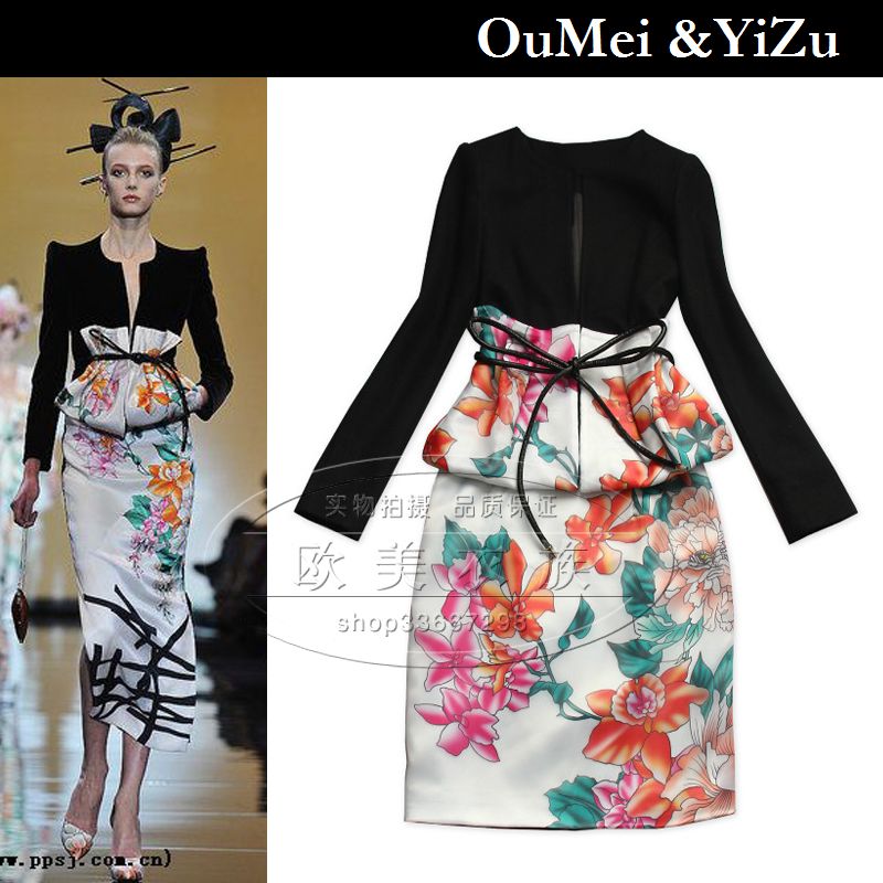 Free Shipping 2013 spring and summer fashion women's elegant fashion slim twinset top half-skirt