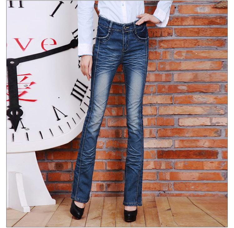 Free Shipping: 2013 Spring jeans female trousers, skinny Fully length C2527