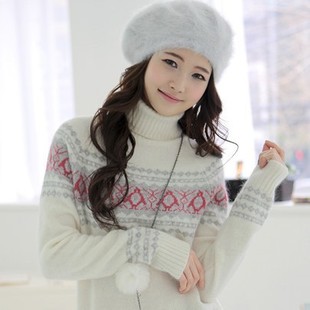 free shipping 2013 spring new arrival fashion turtleneck long design women's sweater long design sweater