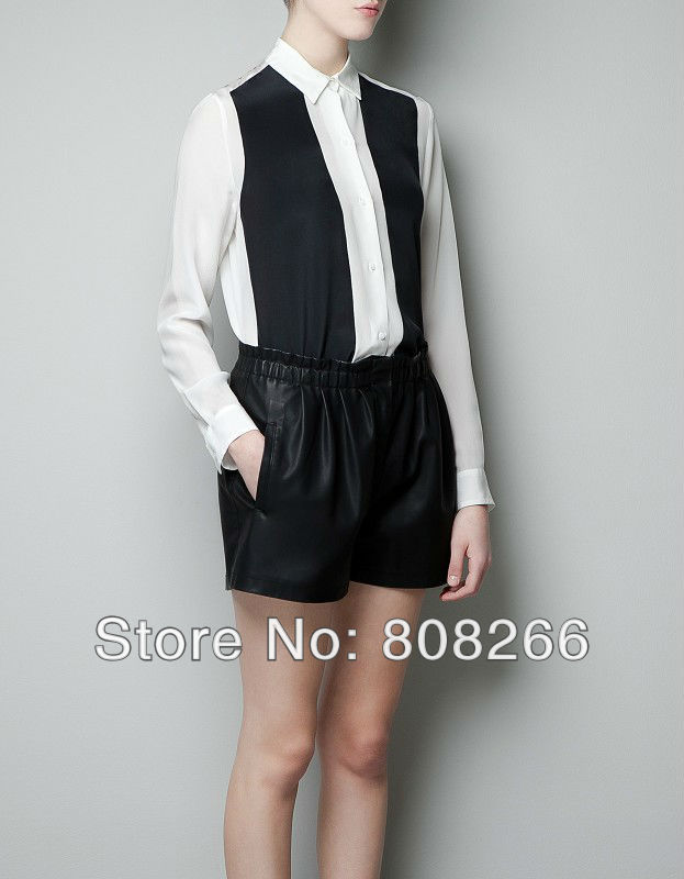 free shipping 2013 spring new fashion blouses for women hot chiffon womens shirt S/M/L
