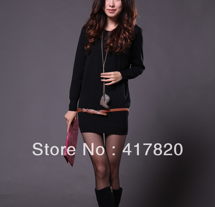 Free shipping!!!2013 Spring new fashion Korean loose solid women bottoming shirt sweater