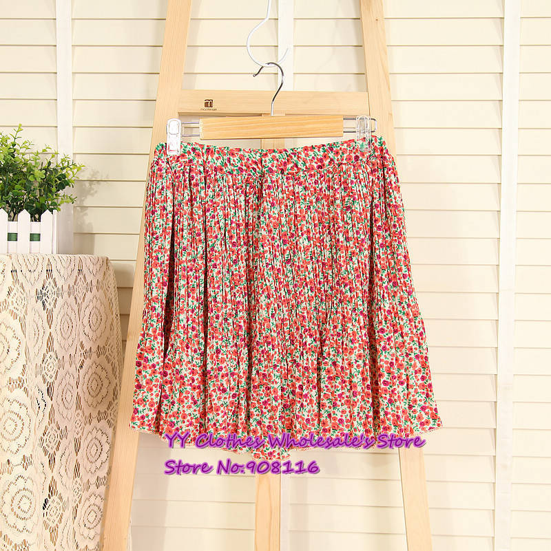 Free shipping,2013 Spring New Japanese women sweet temperament pleated chiffon skirts,ladie half dresses,1pcs/lot,X2984