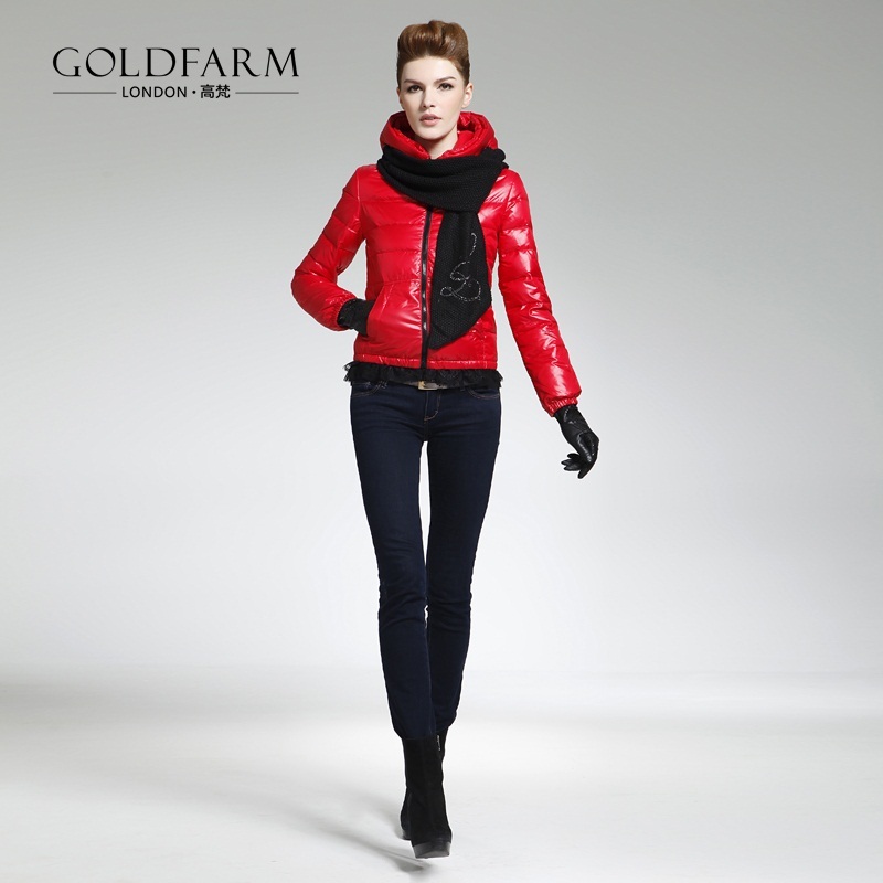 Free Shipping 2013 Spring NEW Women's Fashion   down coat female down coat female short down coat design