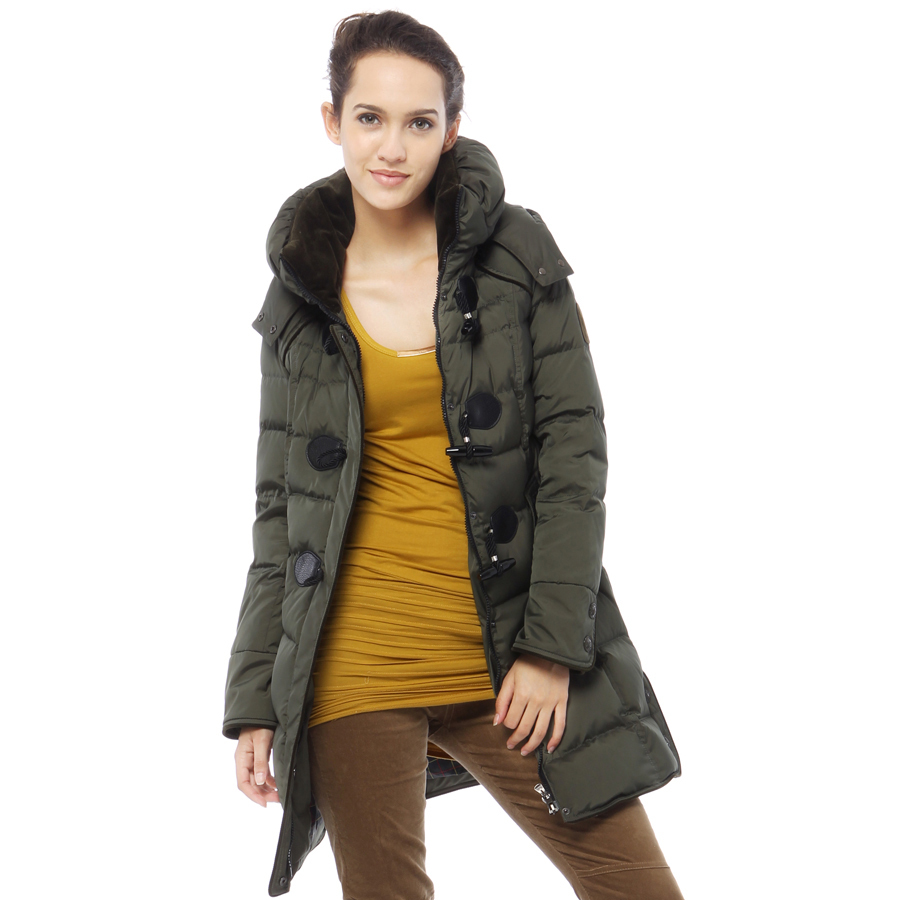 Free Shipping 2013 Spring NEW Women's Fashion   winter new arrival  slim medium-long  casual british style down coat yn20310