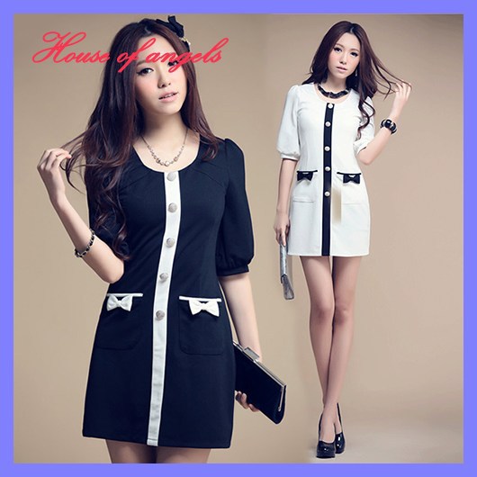 Free shipping 2013 spring plus size women clothing color block dresses new fashion summer korean costumes Qfeimei11007