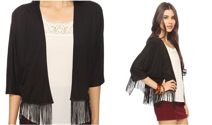 Free Shipping 2013 Spring  short-sleeve cape outerwear top cardigan plus size sun protection clothing long-sleeve