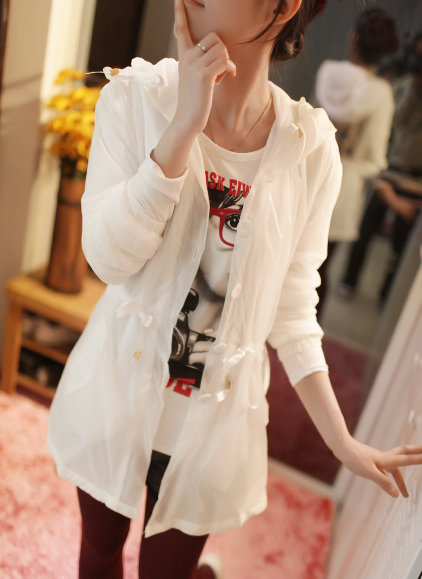 Free Shipping 2013 Spring    ultra-thin beach sun protection clothing long-sleeve cardigan 7929