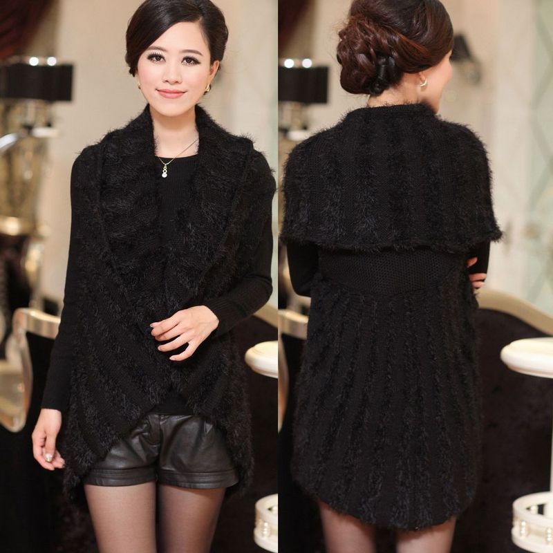 Free shipping 2013 spring women's cape cashmere sweater mother clothing medium-long sweater outerwear cardigan